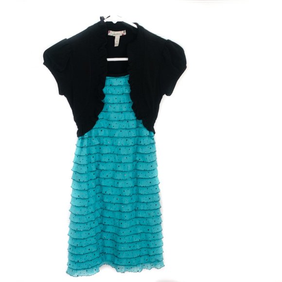 Speechless Other - Speechless Aqua sparkle girl dress